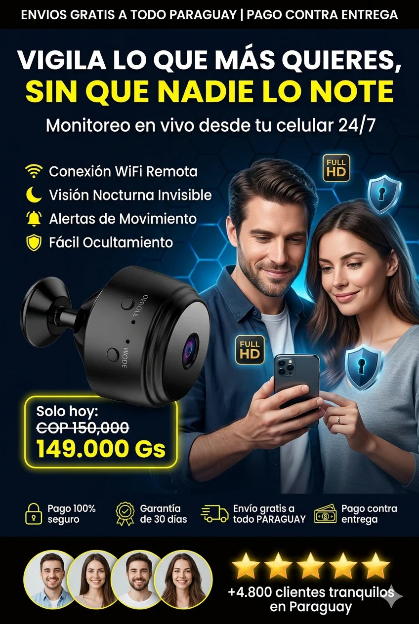 MINI CAMARA WIFI A9 HD 2AVVA-SXT *FTYCAM