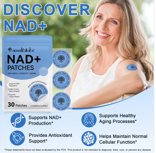 NAD + LONGEVIDAD 30 parches