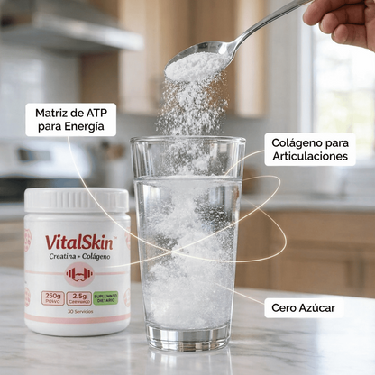 Creatine for Woman™: Creatina + Colageno - Fórmula Especial para Glúteos, Busto y Tonificación Femenina