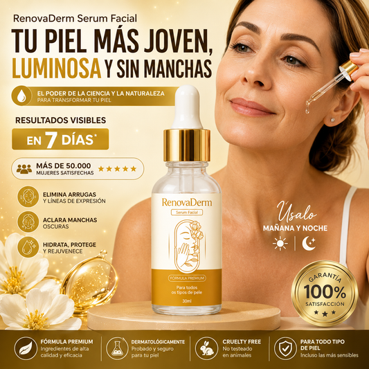 RenovaDerm - Elimina Arrugas y Manchas