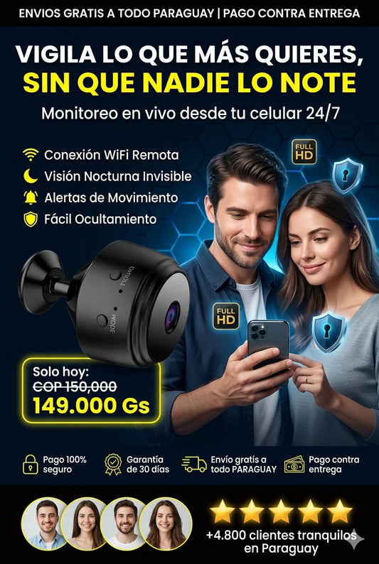 MINI CAMARA WIFI A9 HD 2AVVA-SXT *FTYCAM