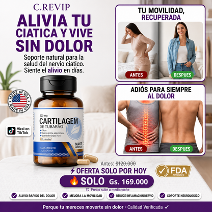 CARTILAGEM DE TUBARÃO 500 MG 120CAPS
