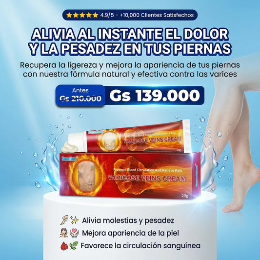 Varicose Veins – Crema de Alivio Profundo y Cuidado Estético