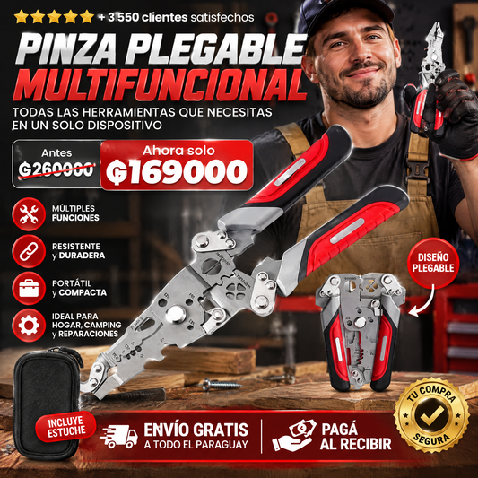 Pinza Plegable Multifuncional