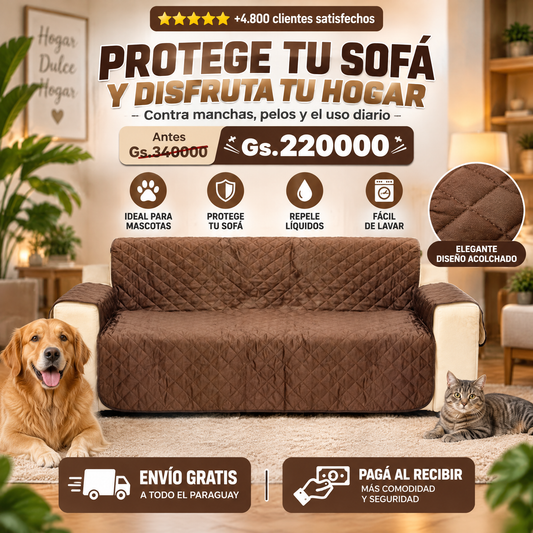 Funda Protector acolchado de Sofá  170 × 235 cm