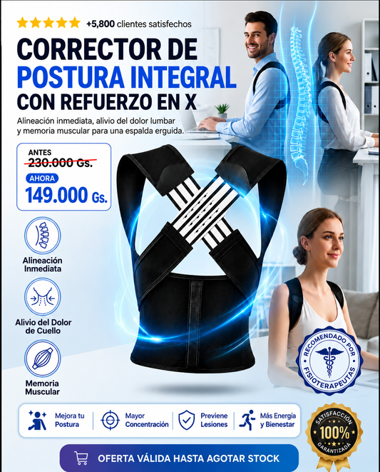 🧍‍♂️✨ PostureFlex Pro – Mejor postura, mejor vida