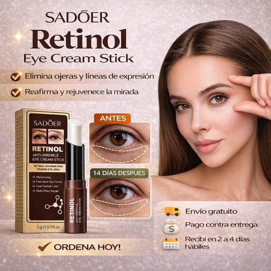 SADOER Retinol - Despídete de las Ojeras y Bolsas en Minutos
