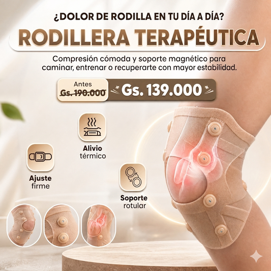 Rodillera magnética de silicona