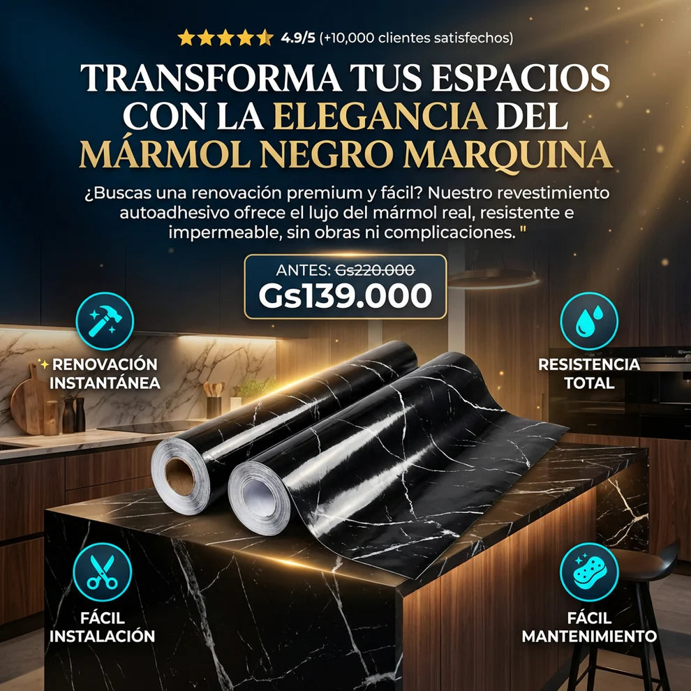 Papel Autoadhesivo Símil Mármol 5x0.60