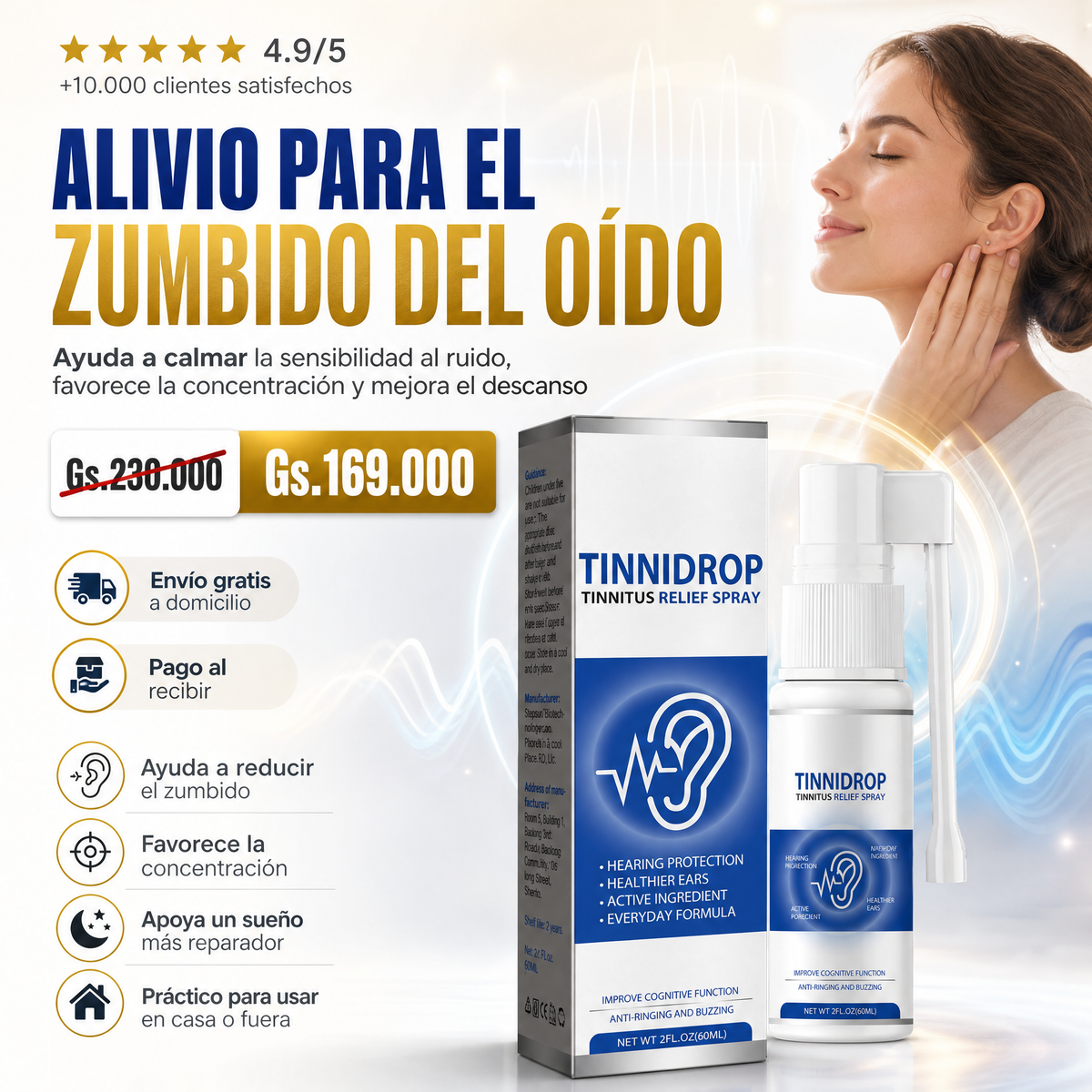 TINNITUS RELIEF SPRAY