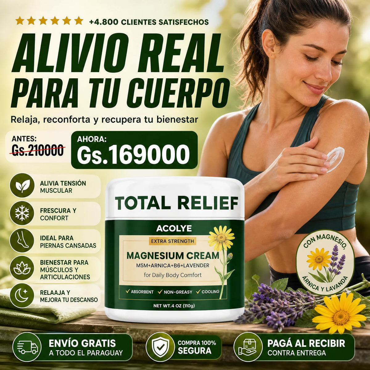 total relief crema para aliviar dolores