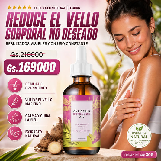 aceite Cyperus rotundus - laser liquido