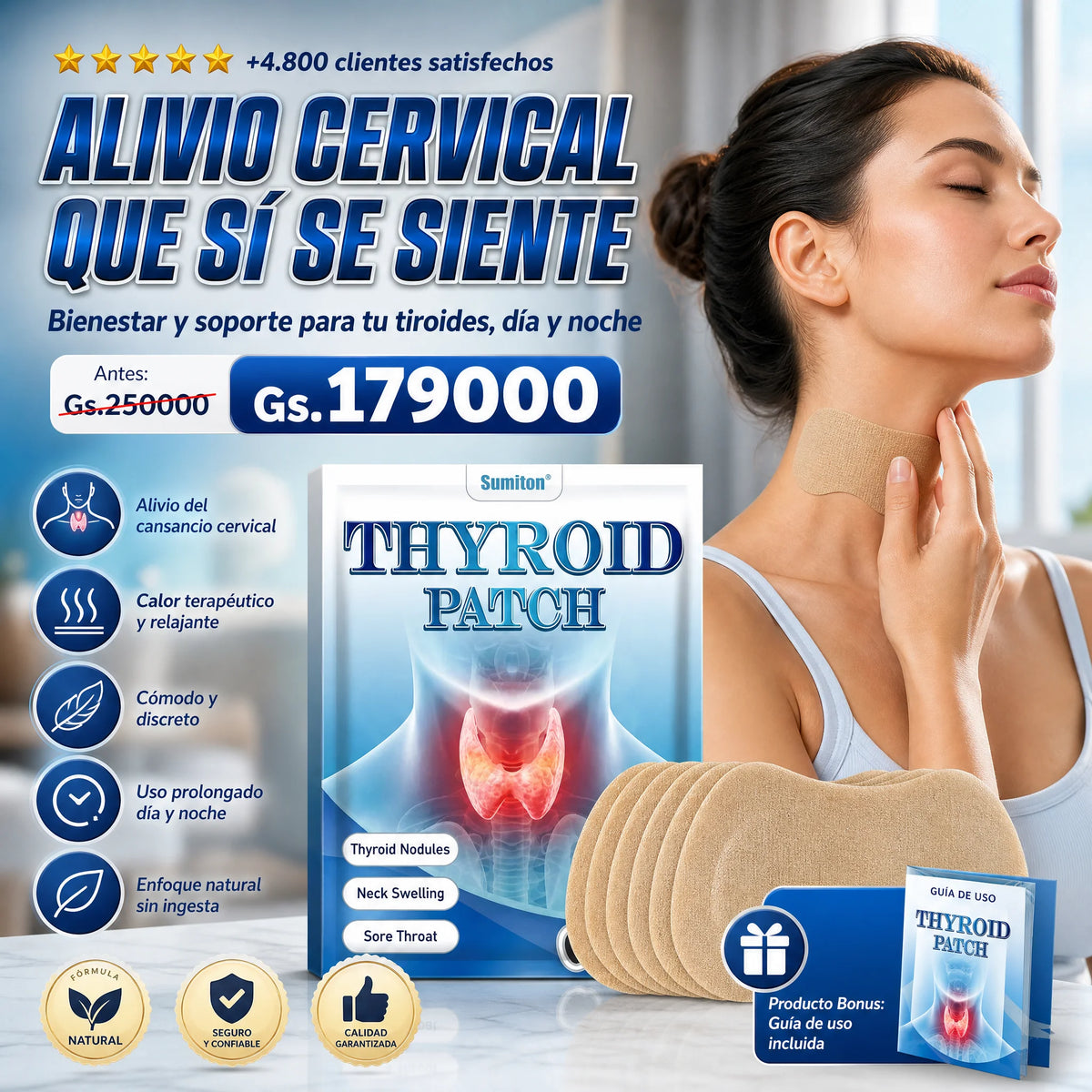 Parche de Tiroides Sumiton (6 Unidades)